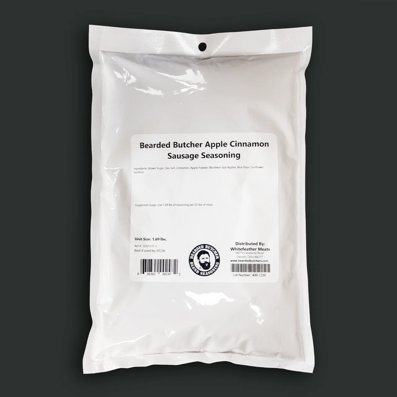 Apple Cinnamon Bratwurst DIY Kit w/ Collagen Casings - Image 4