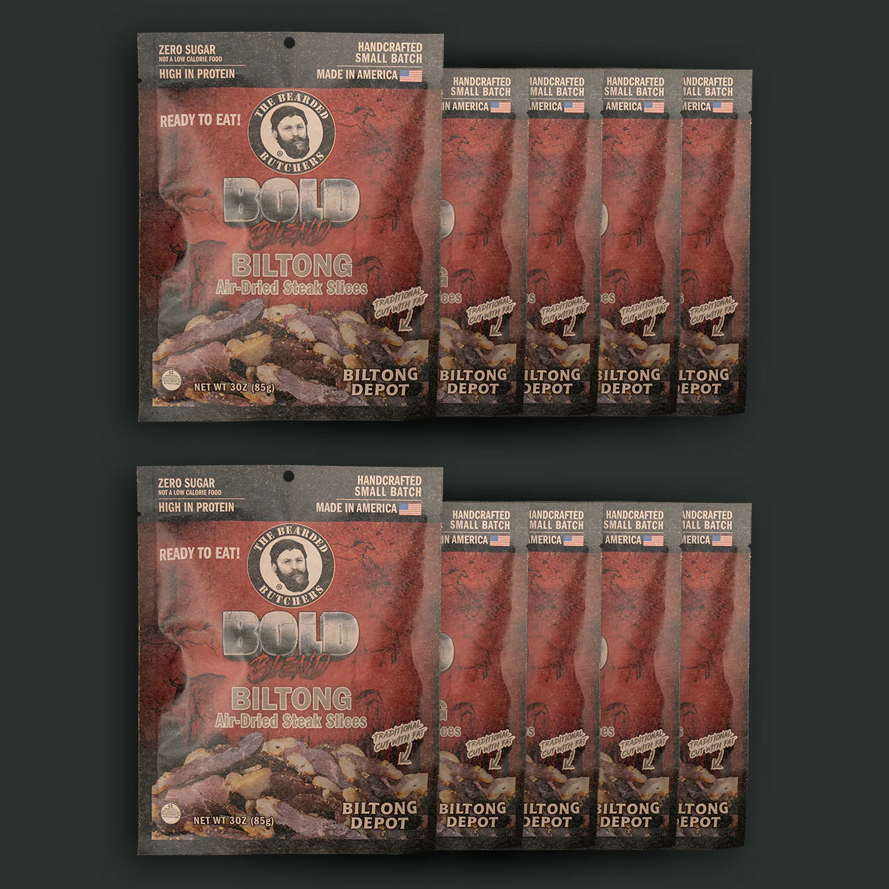 Bearded Butcher Bold Blend Biltong 3 oz Pack - Image 16
