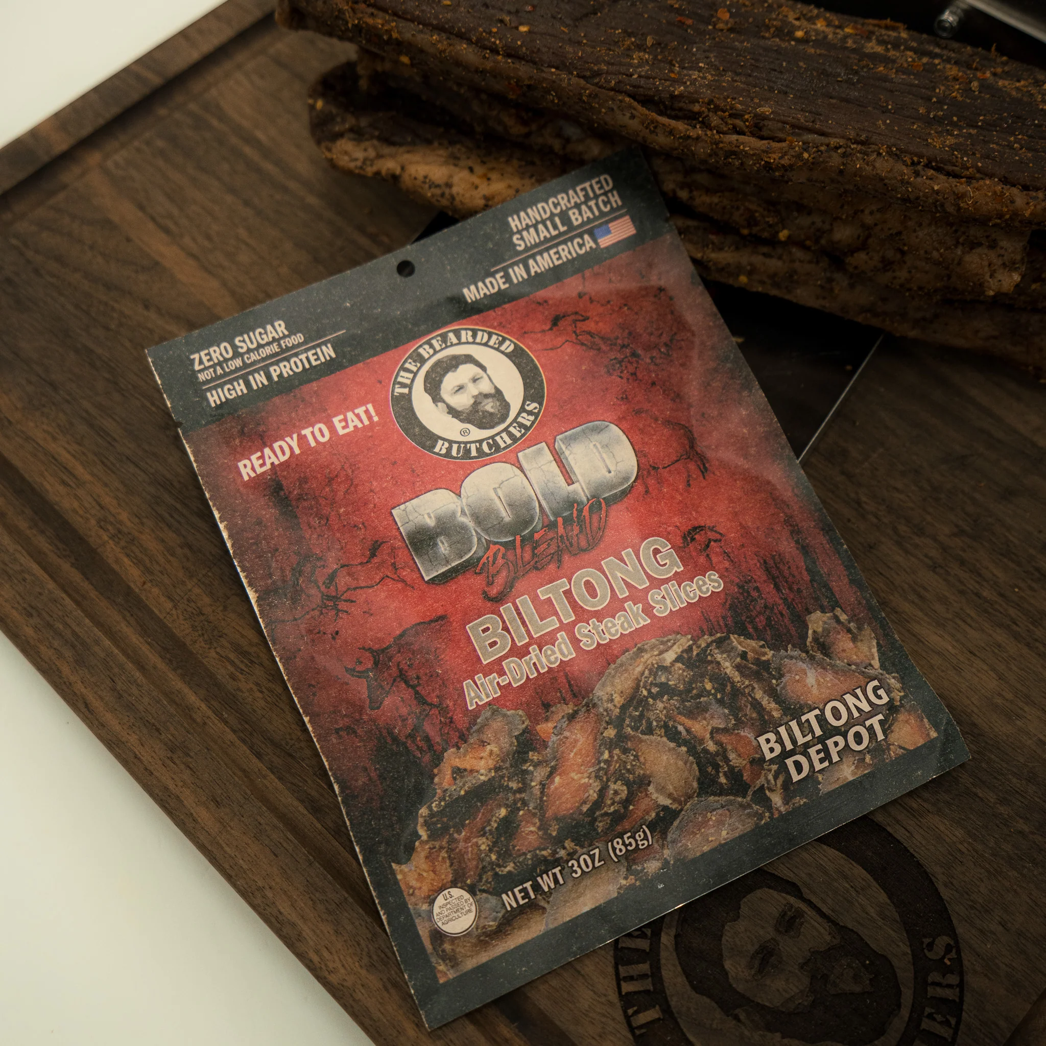 Bearded Butcher Bold Blend Biltong 3 oz Pack - Image 5