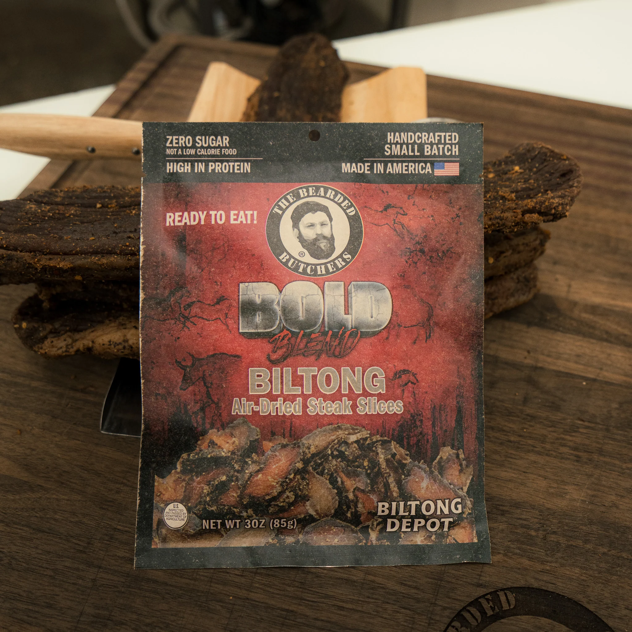 Bearded Butcher Bold Blend Biltong 3 oz Pack - Image 6