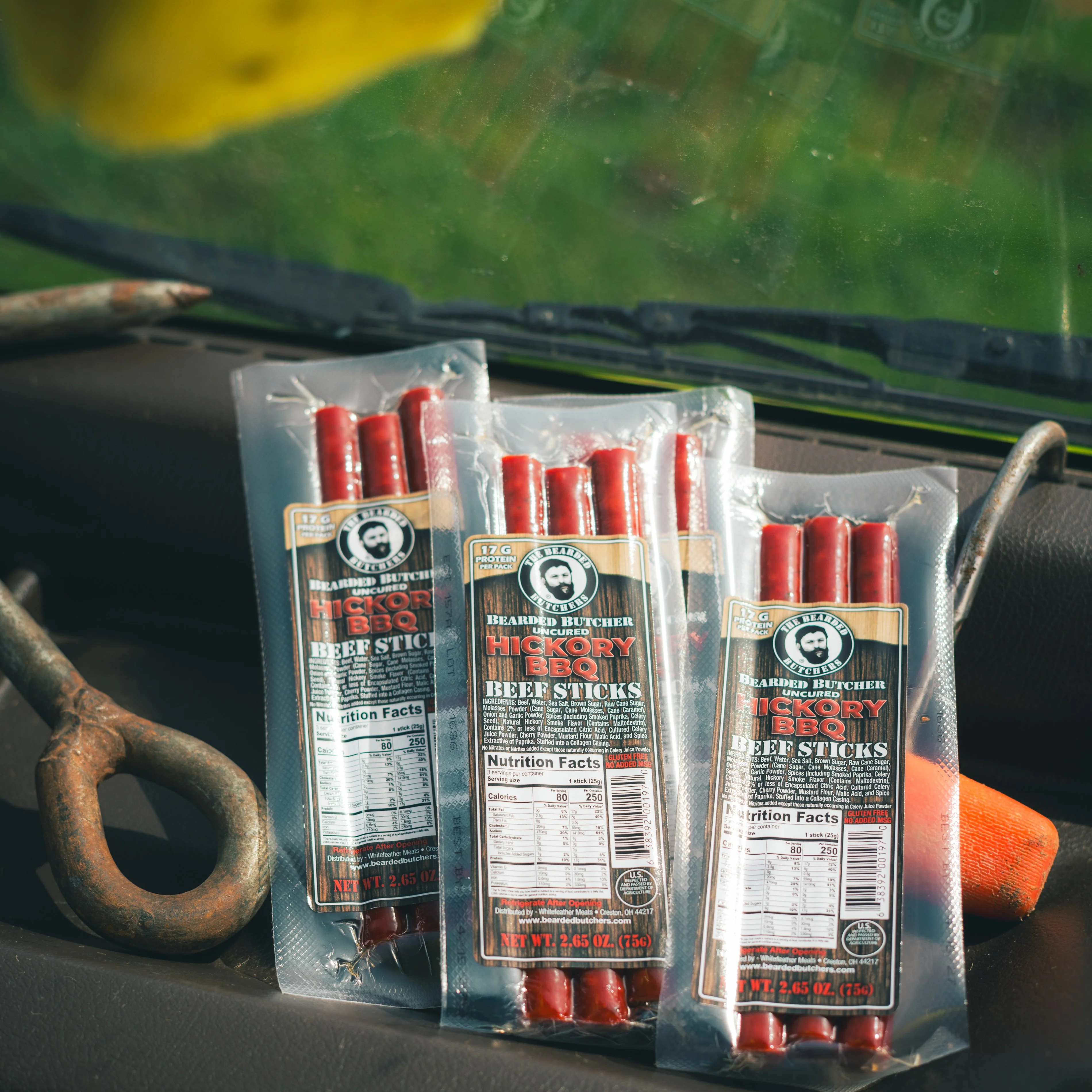 Bearded Butcher Hickory BBQ Beef Sticks 2.65oz - Image 5