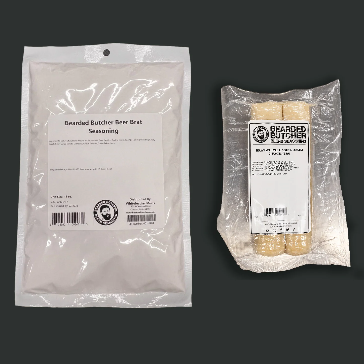 Beer Bratwurst DIY Kit w/ Collagen Casings - Image 3