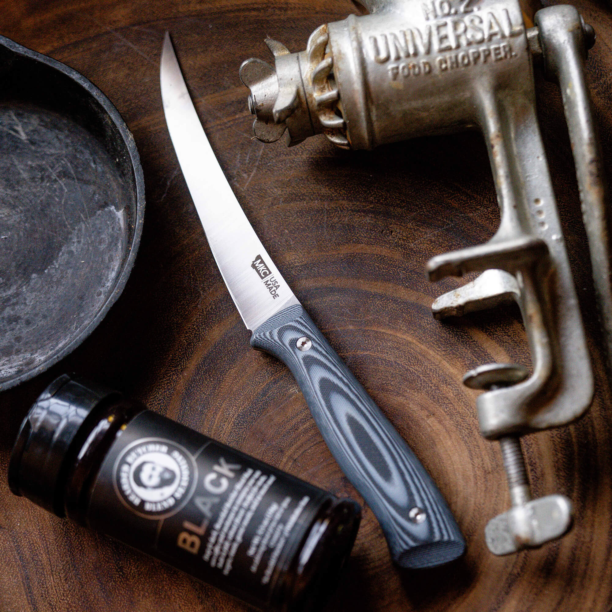 BONING BUTCHER KNIFE - BEARDED BUTCHERS EDITION - GREY/BLACK - Image 14