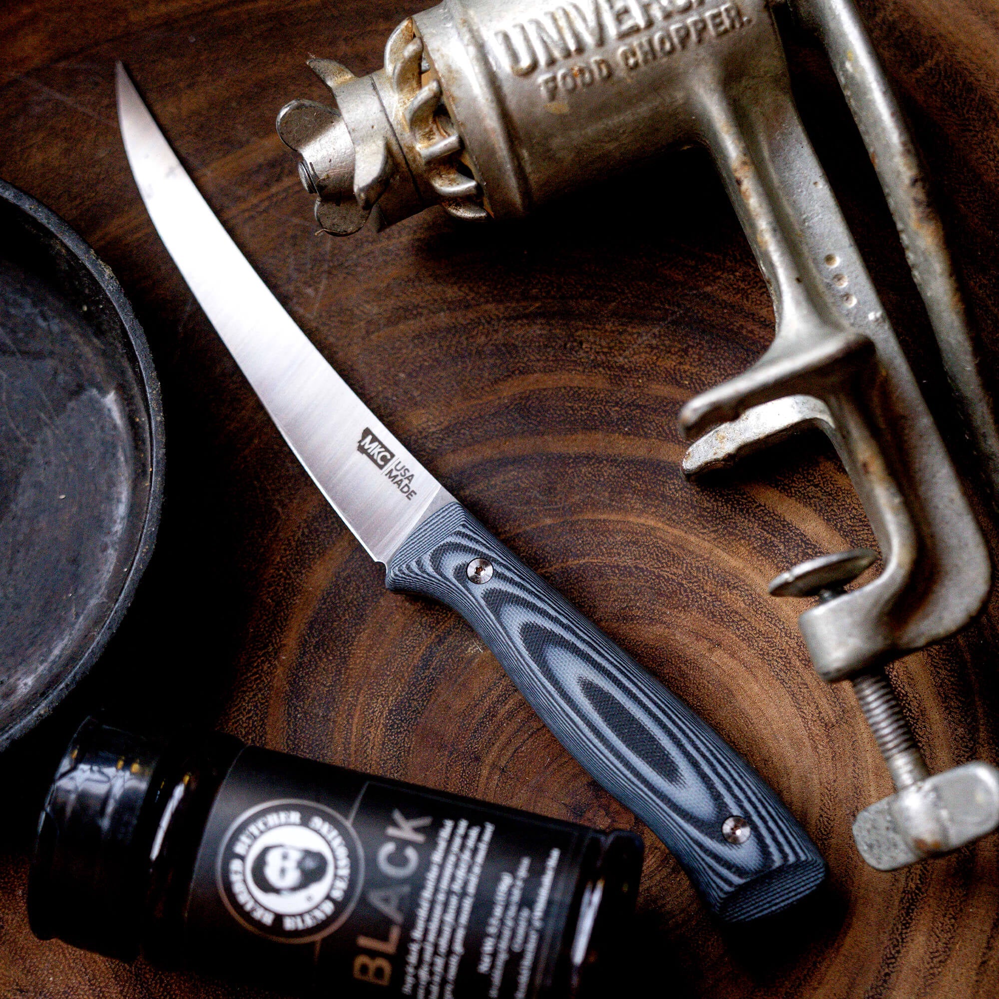 BONING BUTCHER KNIFE - BEARDED BUTCHERS EDITION - GREY/BLACK - Image 8