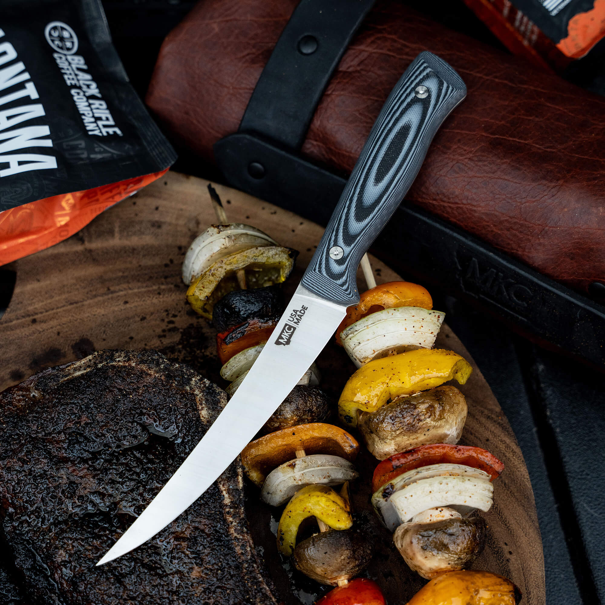 BONING BUTCHER KNIFE - BEARDED BUTCHERS EDITION - GREY/BLACK - Image 9