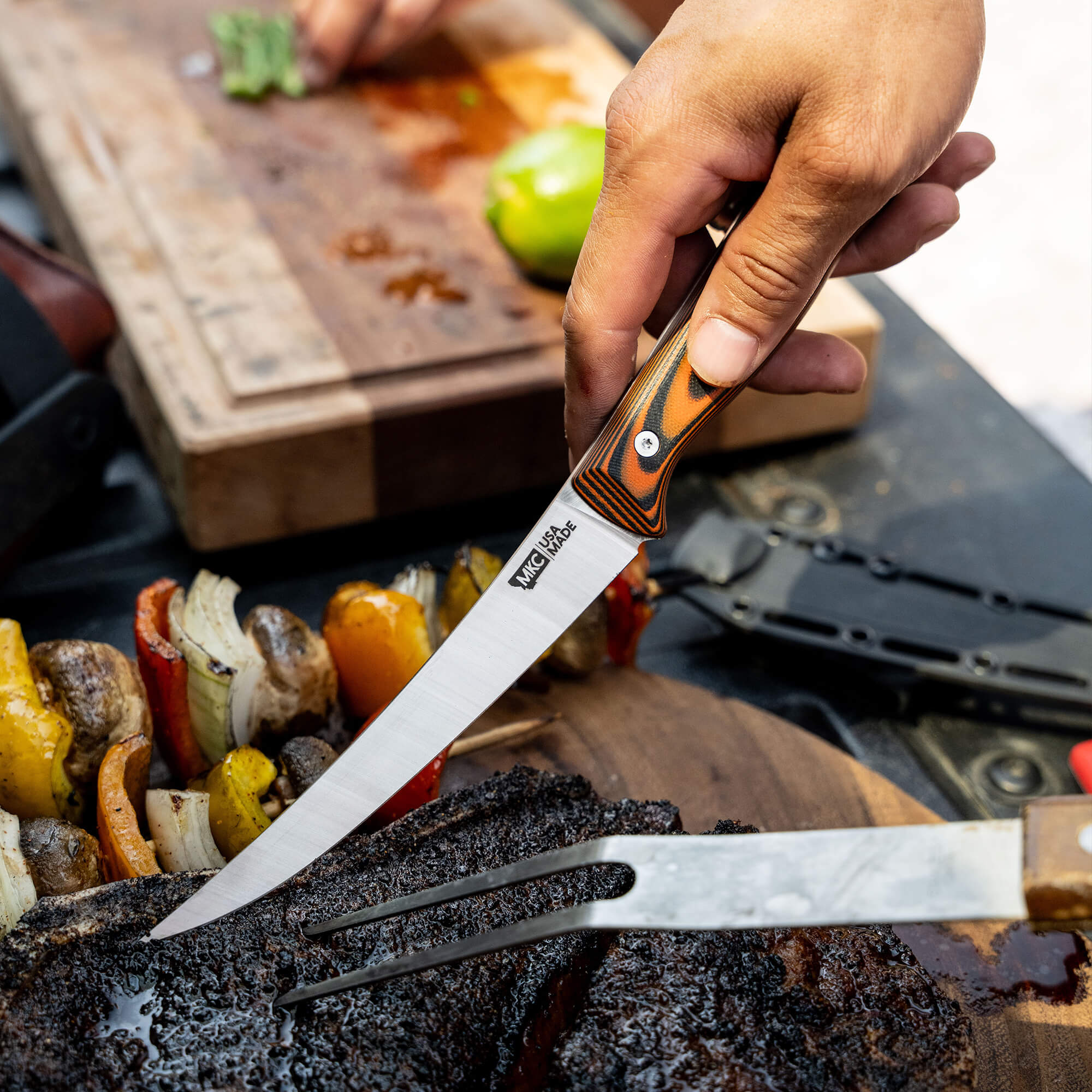 BONING BUTCHER KNIFE - ORANGE/BLACK - Image 19