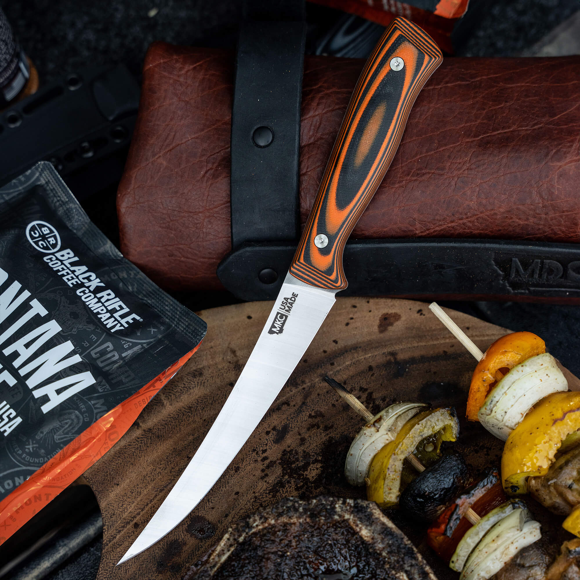 BONING BUTCHER KNIFE - ORANGE/BLACK - Image 3