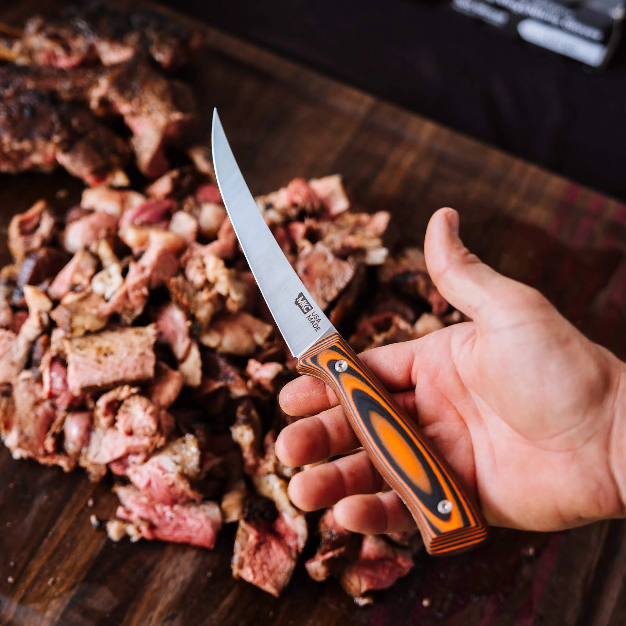 BONING BUTCHER KNIFE - ORANGE/BLACK - Image 7