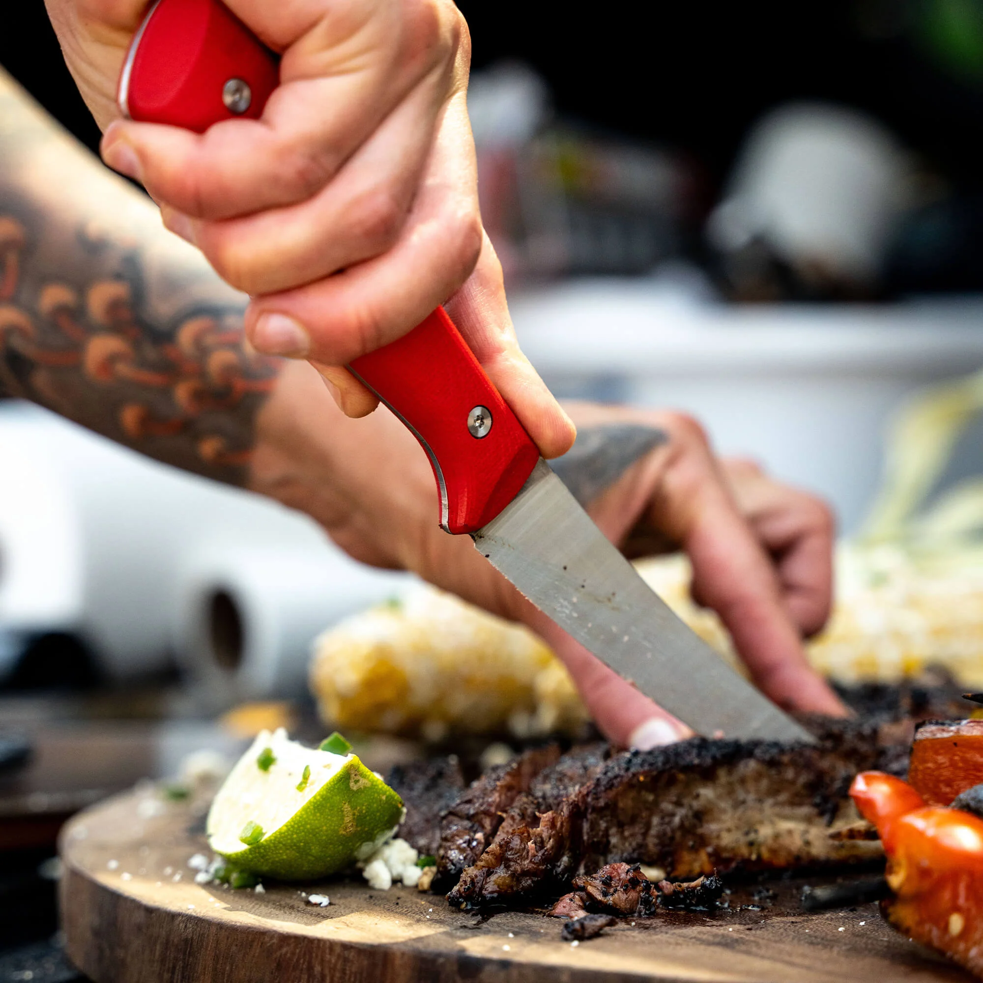 BONING BUTCHER KNIFE - RED - Image 10
