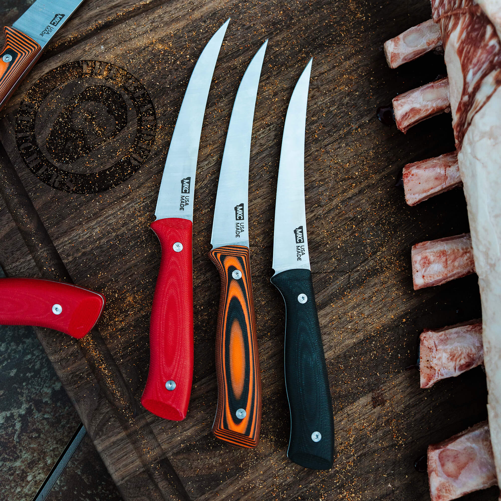 BONING BUTCHER KNIFE - RED - Image 23
