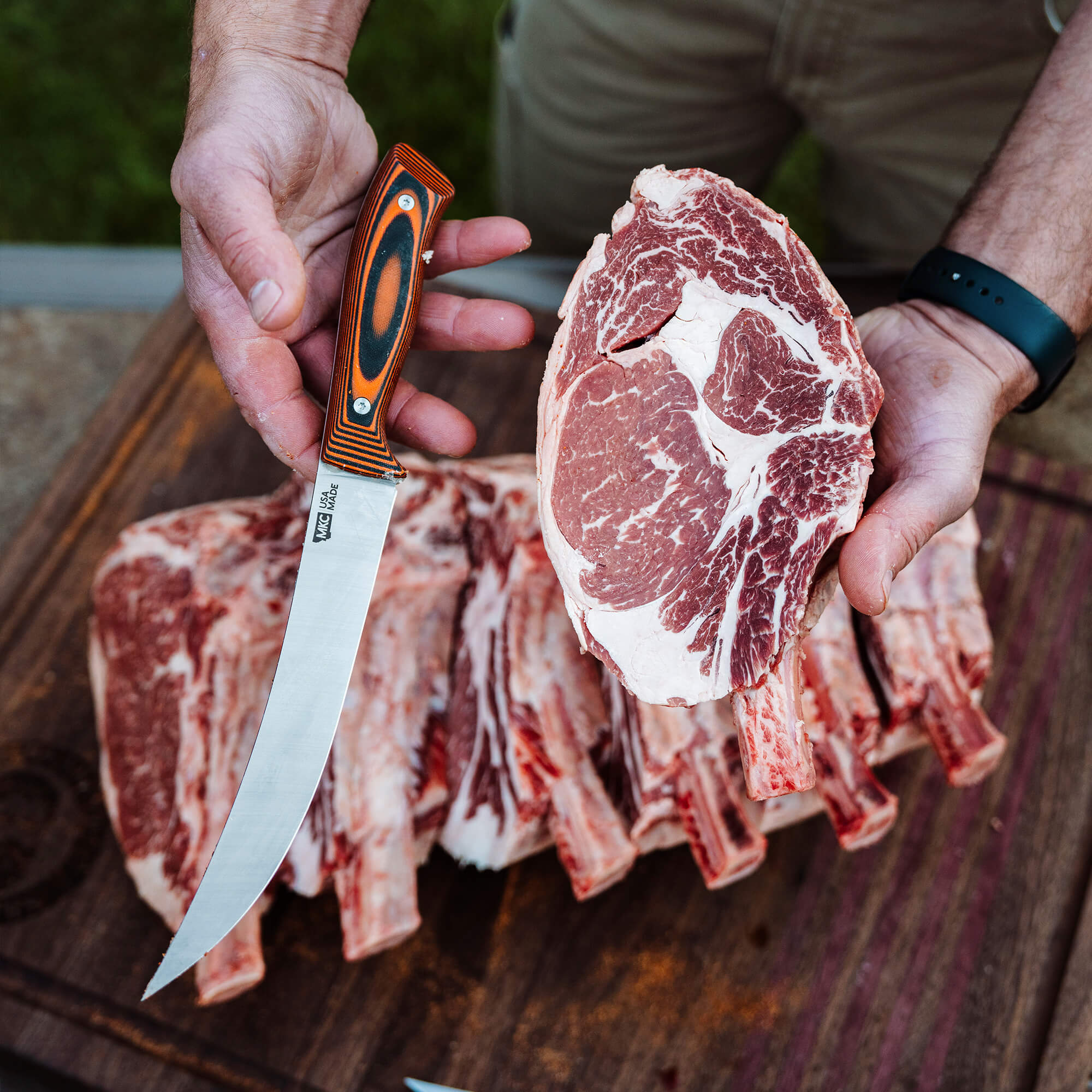 BREAKING BUTCHER KNIFE - ORANGE/BLACK - Image 20