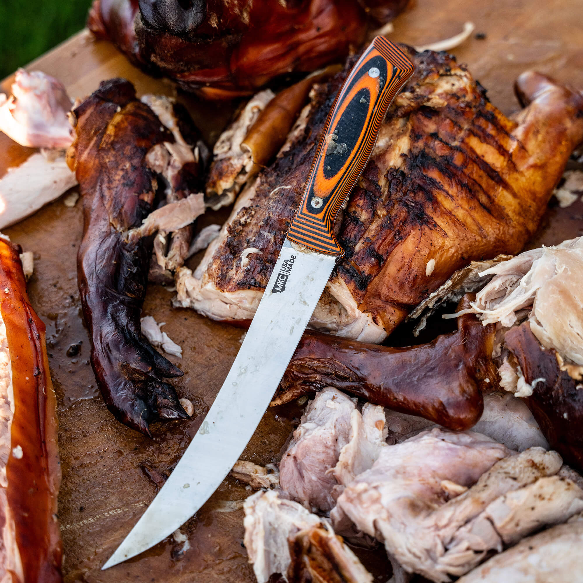 BREAKING BUTCHER KNIFE - ORANGE/BLACK - Image 3