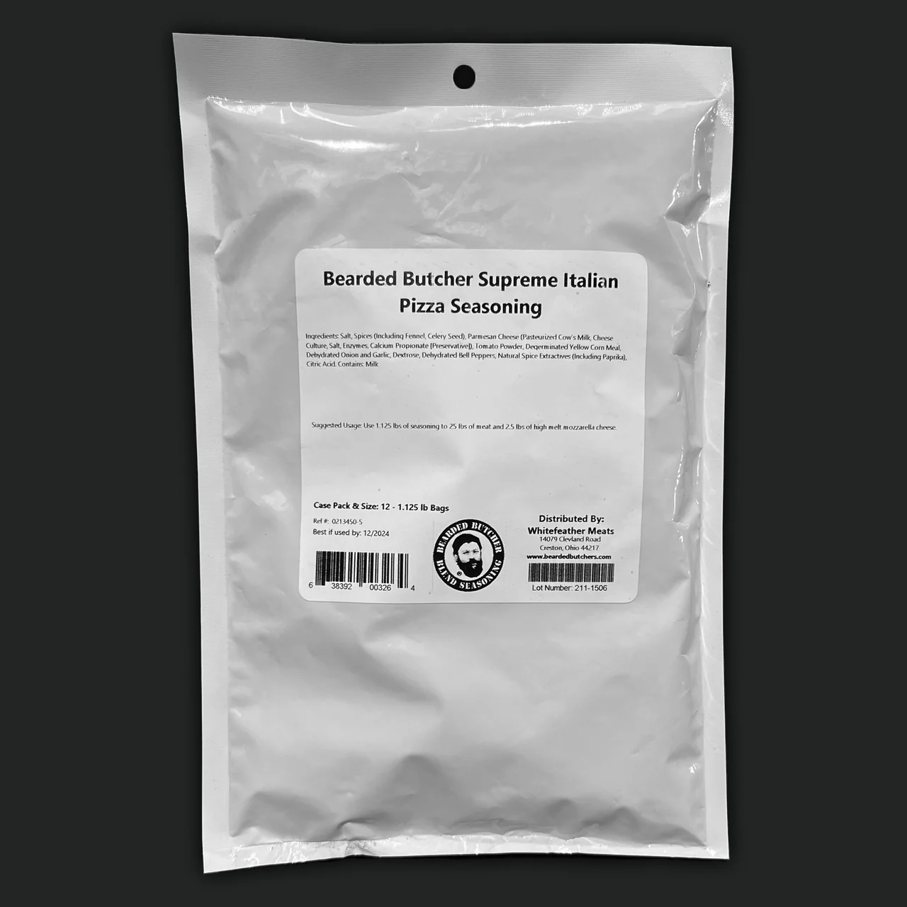 Bearded Butcher Supreme Pizza Seasoning 18oz - Image 2