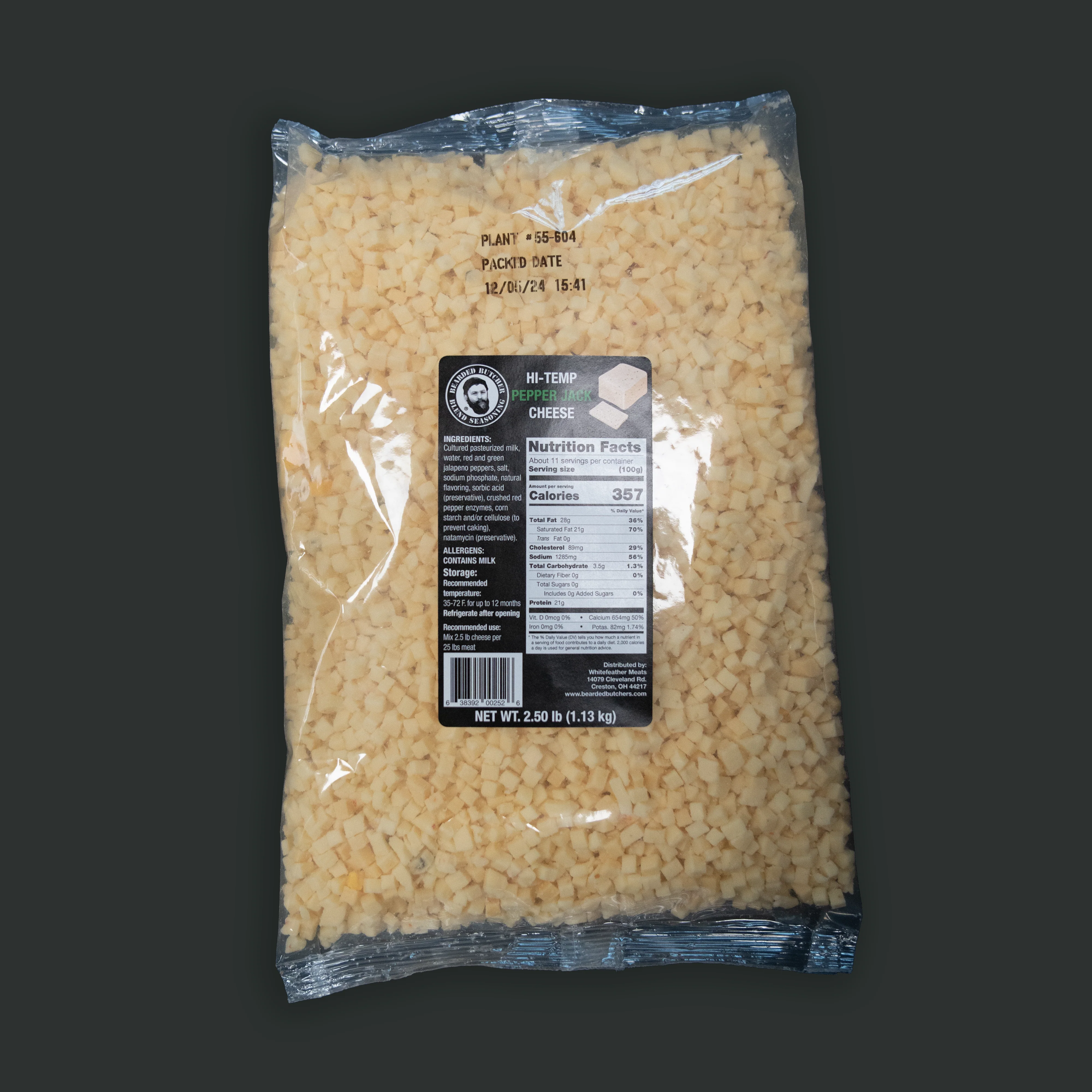 High Temperature Pepper Jack Cheese 2.5lb - Image 4