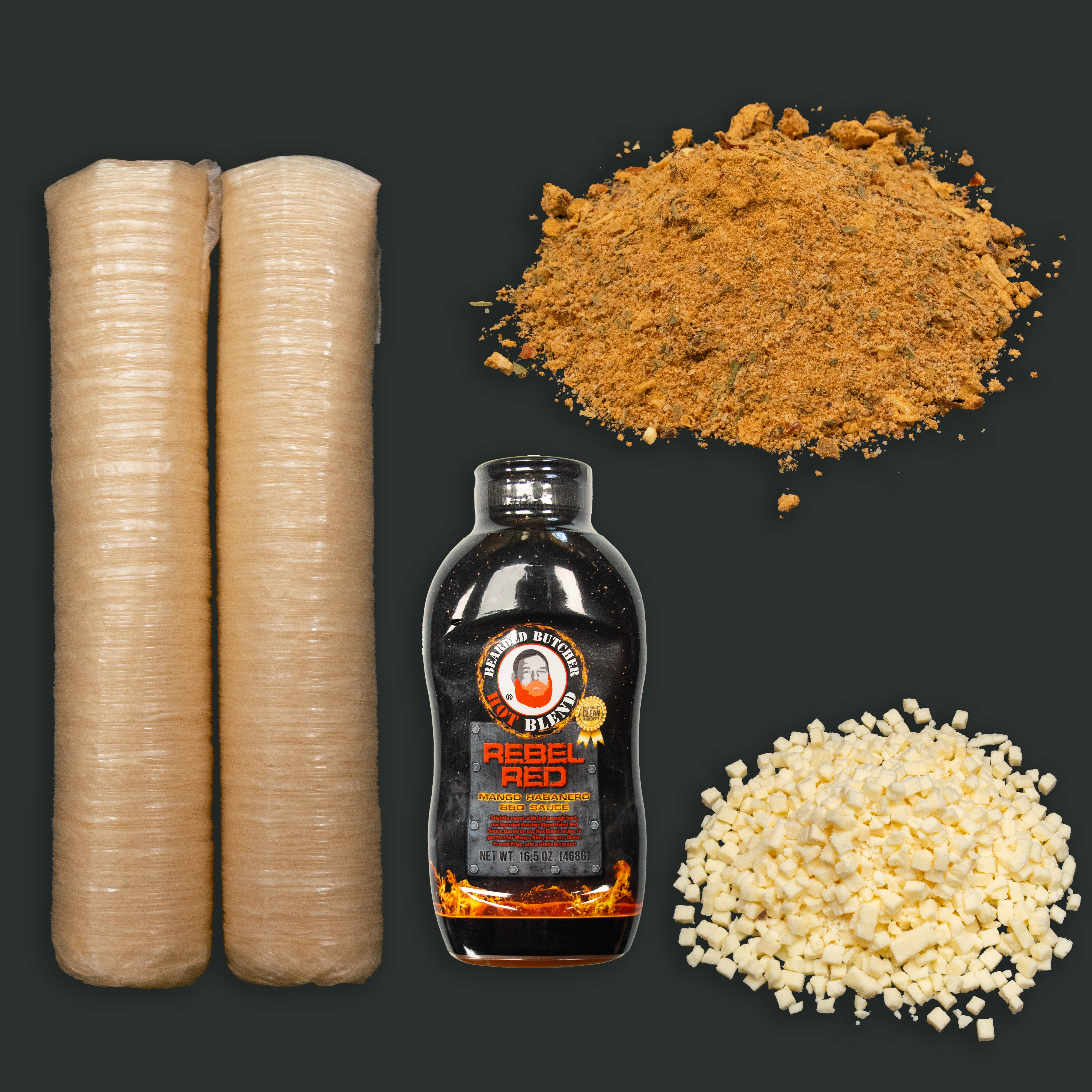 Macho Nacho Bratwurst DIY Kit w/ Collagen Casings