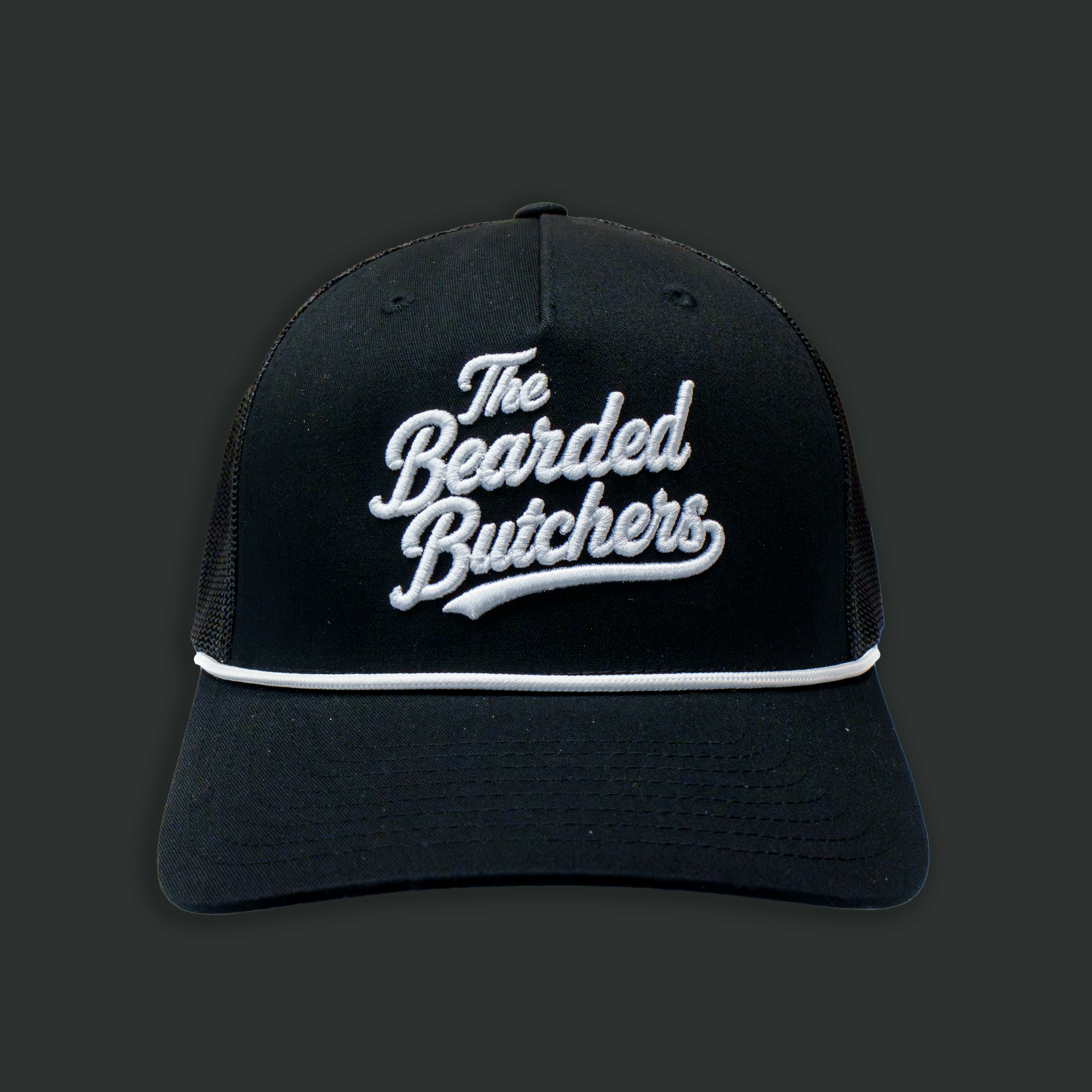 The Bearded Butchers Script Snap-Back Hat - Richardson 112 - Image 7